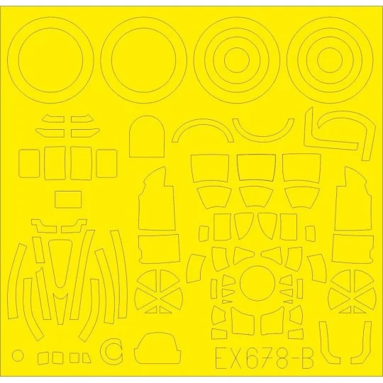 B-17G for HKM, 1/48 - Eduard Accessories EX678 B-17G for HKM, 1/48 - Eduard Accessories EX678