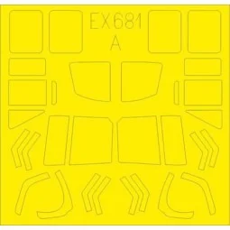 UH-1N Tface for Kitty Hawk - Eduard Accessories EX681