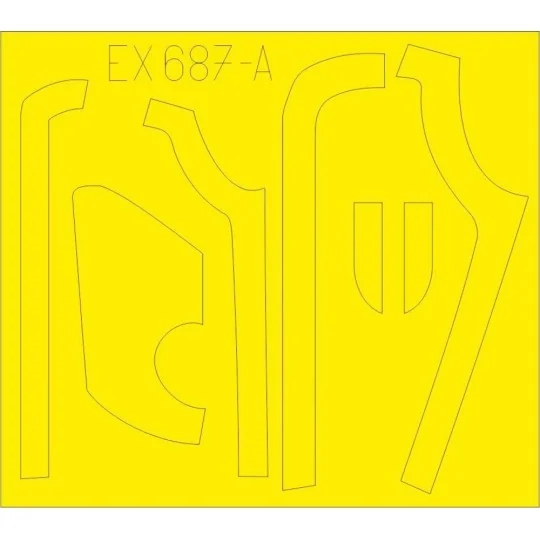 B-17G antiglare panels (DL & BO production) for HKM, 1/48 - Eduard ...