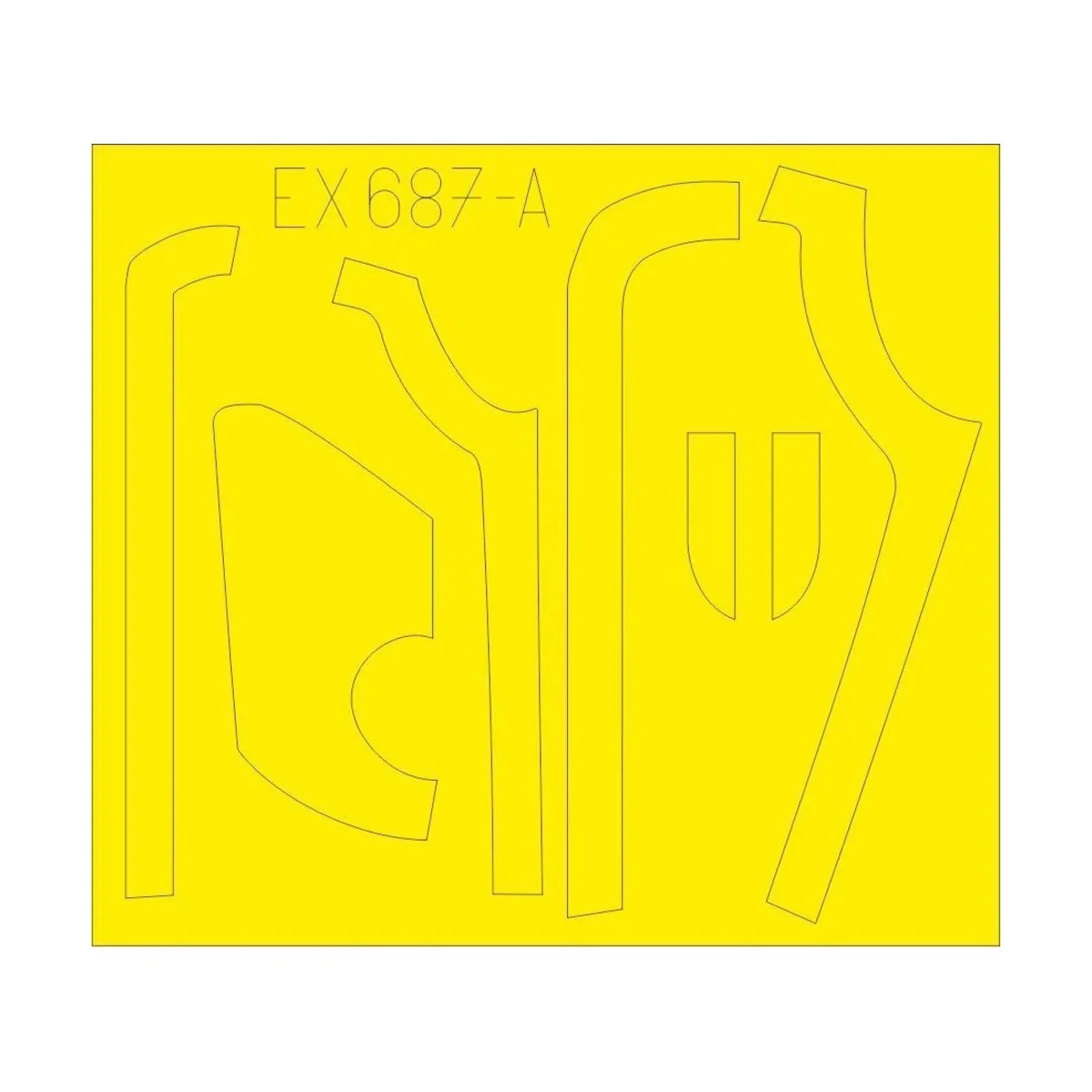 B-17G antiglare panels (DL & BO production) for HKM - Eduard Access...