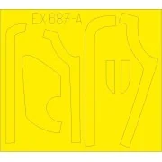 B-17G antiglare panels (DL & BO production) for HKM, 1/48 - Eduard ...