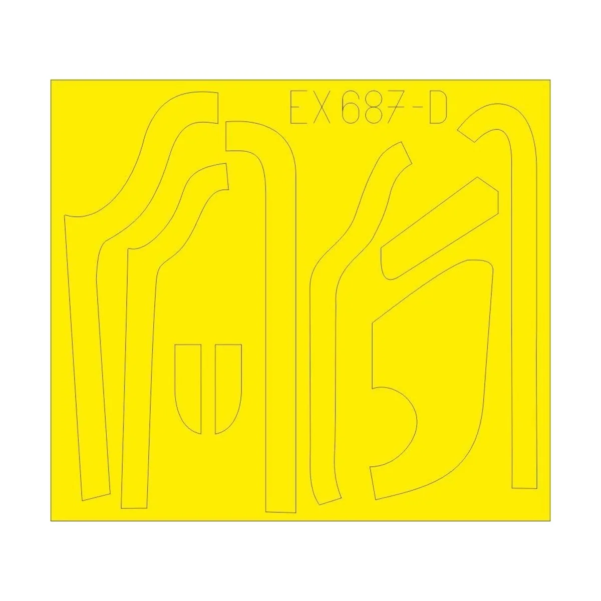 B-17G antiglare panels (DL & BO production) for HKM - Eduard Access...