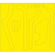 B-17G antiglare panels (DL & BO production) for HKM, 1/48 - Eduard ...