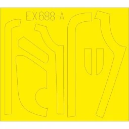 B-17G antiglare panels (VE production) for HKM, 1/48 - Eduard Acces...