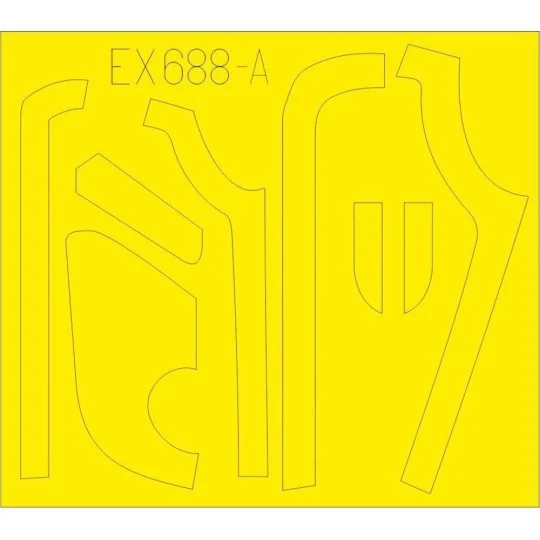 B-17G antiglare panels (VE production) for HKM - Eduard Accessories...