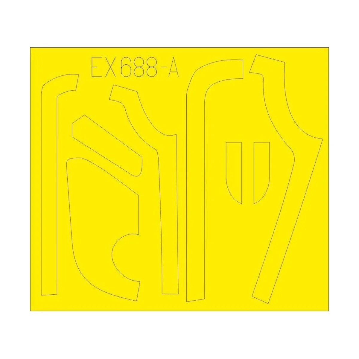 B-17G antiglare panels (VE production) for HKM - Eduard Accessories...