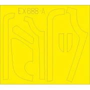 B-17G antiglare panels (VE production) for HKM, 1/48 - Eduard Acces...