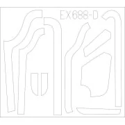 B-17G antiglare panels (VE production) for HKM, 1/48 - Eduard Acces...