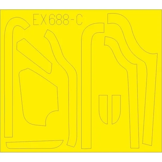 B-17G antiglare panels (VE production) for HKM - Eduard Accessories...