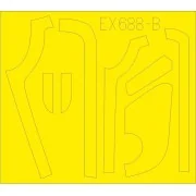 B-17G antiglare panels (VE production) for HKM, 1/48 - Eduard Acces...