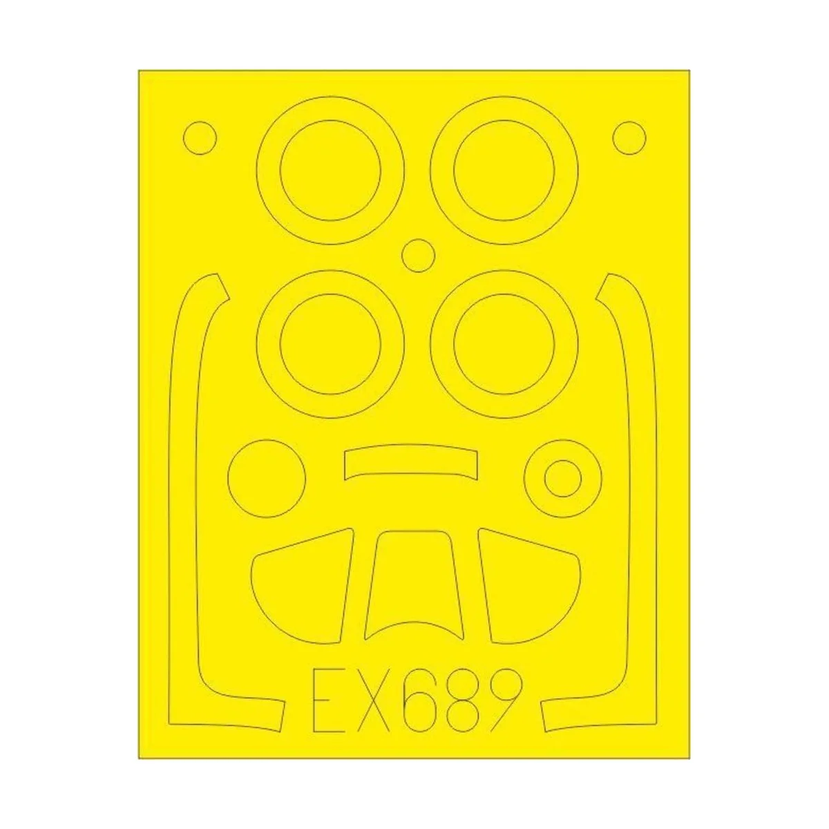 P-51D-5 for Airfix, 1/48 - Eduard Accessories EX689 P-51D-5 for Airfix, 1/48 - Eduard Accessories EX689