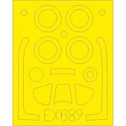 P-51D-5 for Airfix - Eduard Accessories EX689