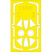 Hunter F.4/F.5 TFace for Airfix, 1/48 - Eduard Accessories EX697 Hunter F.4/F.5 TFace for Airfix, 1/48 - Eduard Accessories EX697