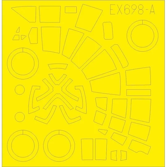 He 111Z for ICM, 1/48 - Eduard Accessories EX698 He 111Z for ICM, 1/48 - Eduard Accessories EX698