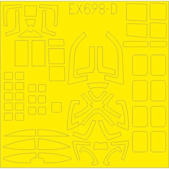 He 111Z for ICM, 1/48 - Eduard Accessories EX698 He 111Z for ICM, 1/48 - Eduard Accessories EX698