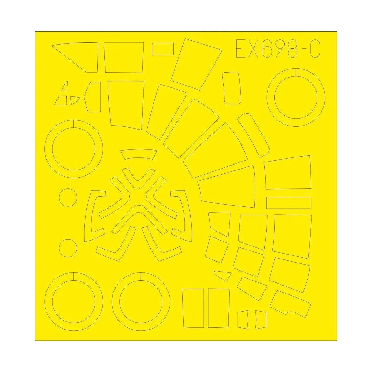 He 111Z for ICM, 1/48 - Eduard Accessories EX698 He 111Z for ICM, 1/48 - Eduard Accessories EX698