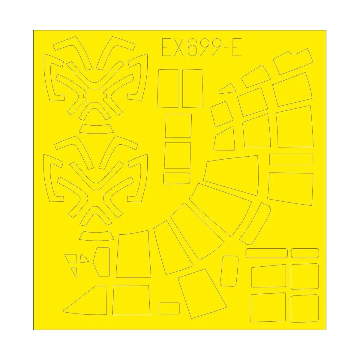 He 111Z TFace for ICM, 1/48 - Eduard Accessories EX699 He 111Z TFace for ICM, 1/48 - Eduard Accessories EX699