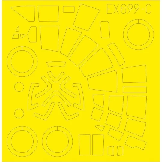 He 111Z TFace for ICM, 1/48 - Eduard Accessories EX699 He 111Z TFace for ICM, 1/48 - Eduard Accessories EX699