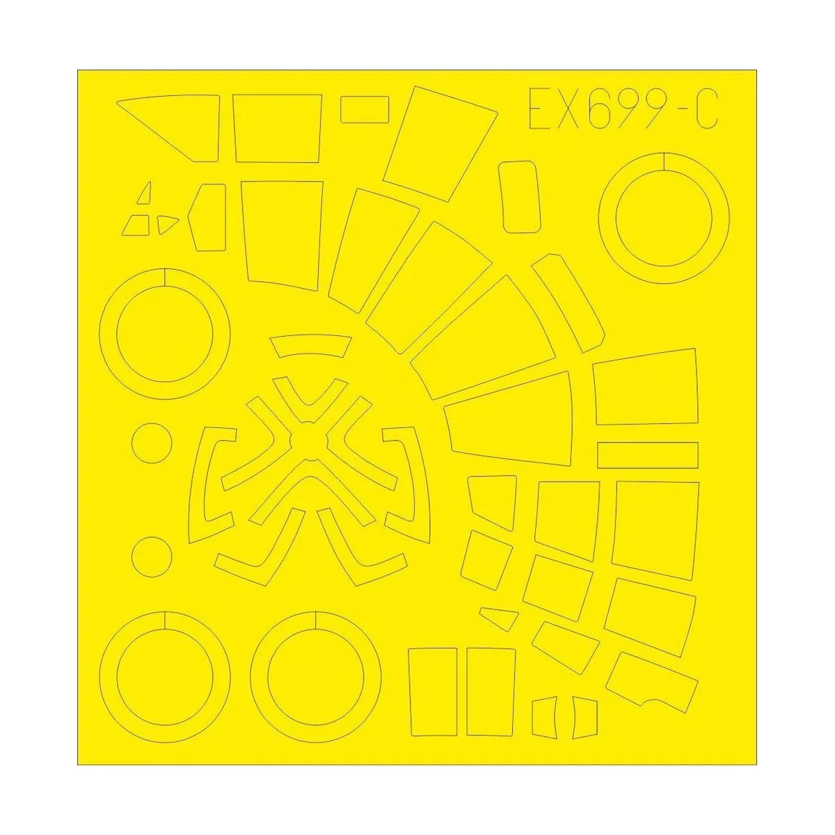 He 111Z TFace for ICM, 1/48 - Eduard Accessories EX699 He 111Z TFace for ICM, 1/48 - Eduard Accessories EX699