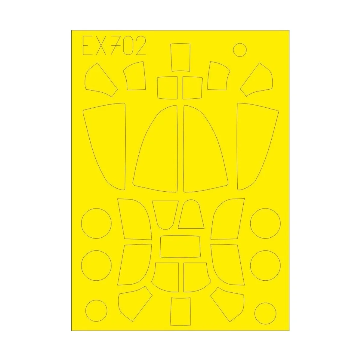 P-39/P-400 TFace for Eduard, 1/48 - Eduard Accessories EX702