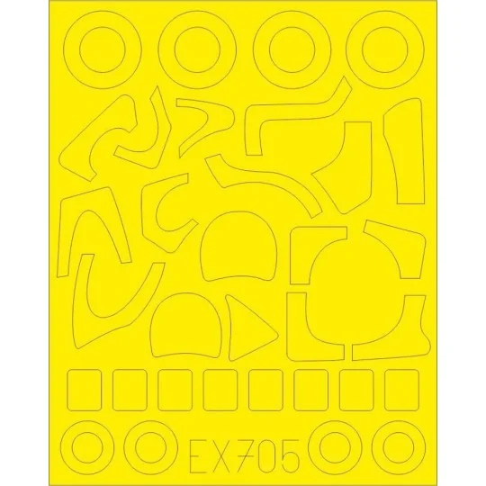 Mi-24 for Zvezda, 1/48 - Eduard Accessories EX705