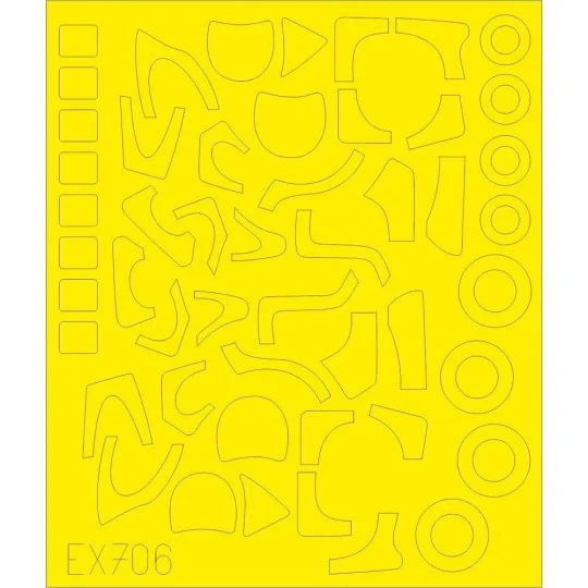 Mi-24 TFace for Zvezda - Eduard Accessories EX706