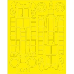 Bf 110D TFace for Dragon, 1/48 - Eduard Accessories EX710