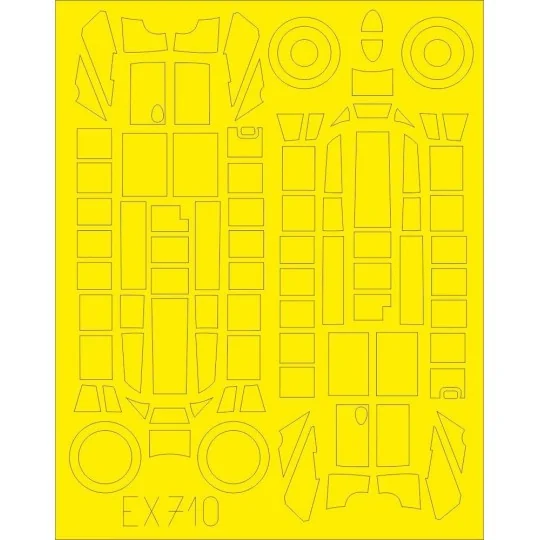 Bf 110D TFace for Dragon - Eduard Accessories EX710