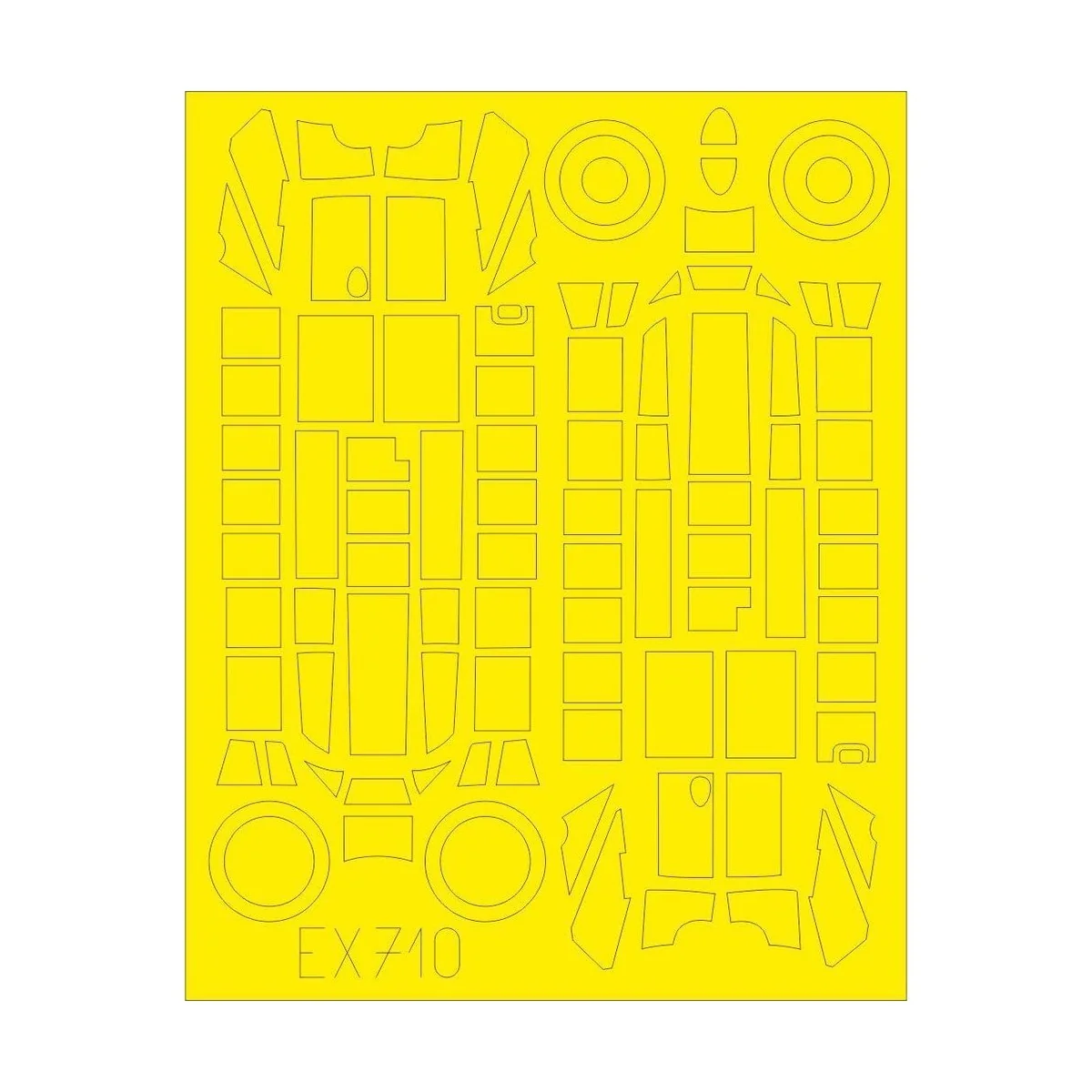 Bf 110D TFace for Dragon, 1/48 - Eduard Accessories EX710