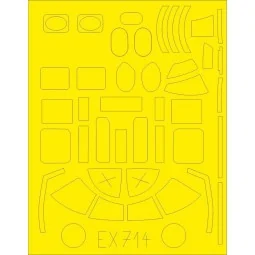 B-25D for Revell, 1/48 - Eduard Accessories EX714