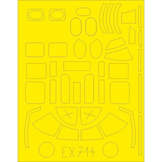 B-25D for Revell, 1/48 - Eduard Accessories EX714