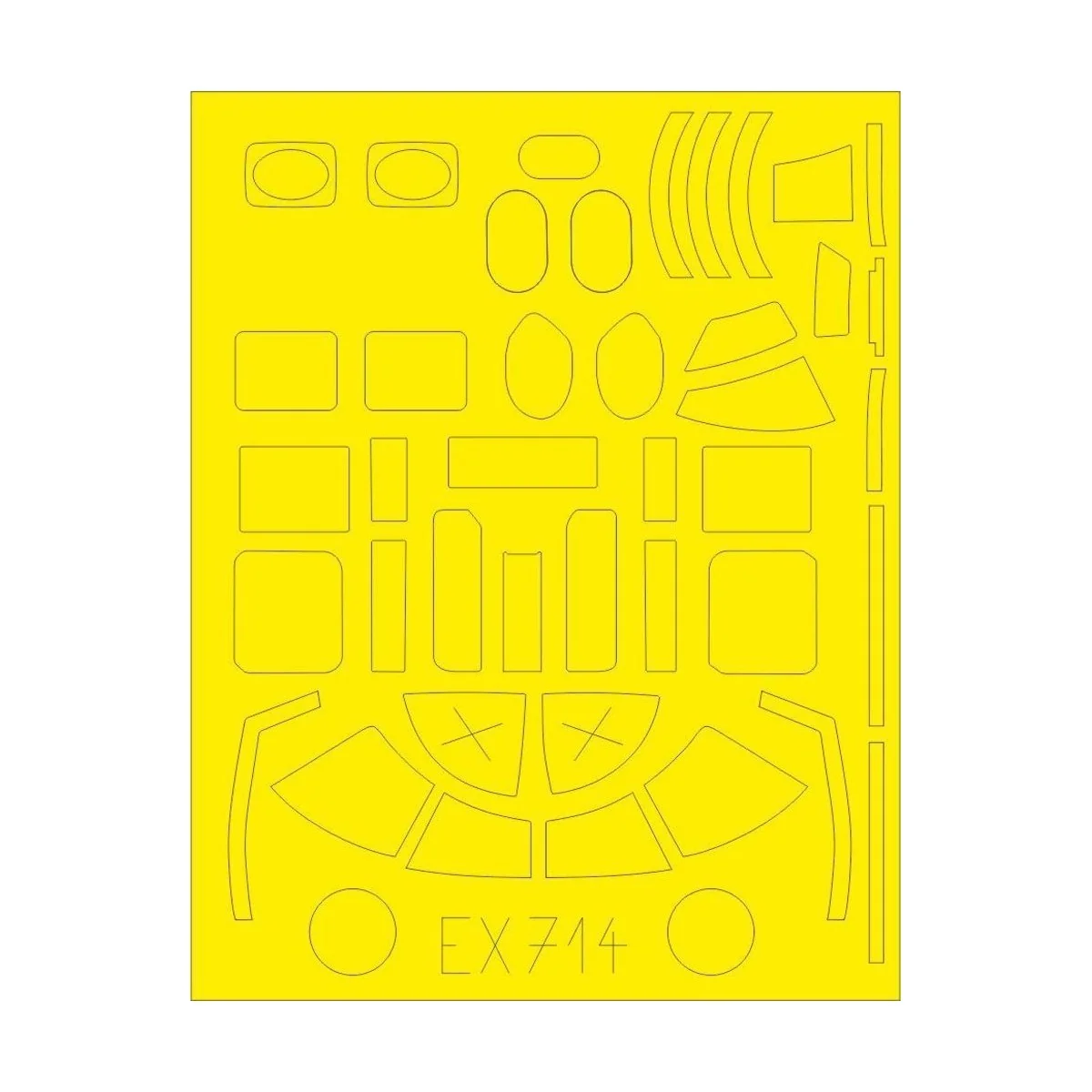 B-25D for Revell, 1/48 - Eduard Accessories EX714