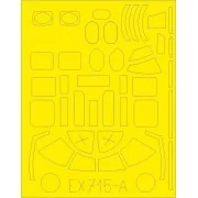 B-25D TFace for Revell, 1/48 - Eduard Accessories EX715