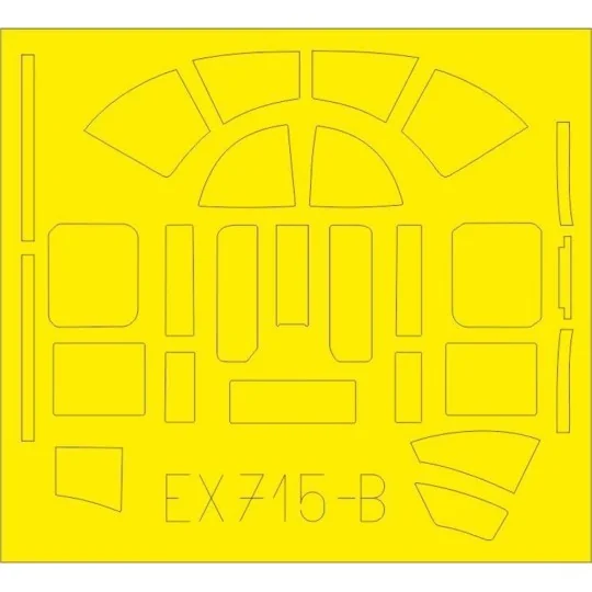B-25D TFace for Revell, 1/48 - Eduard Accessories EX715