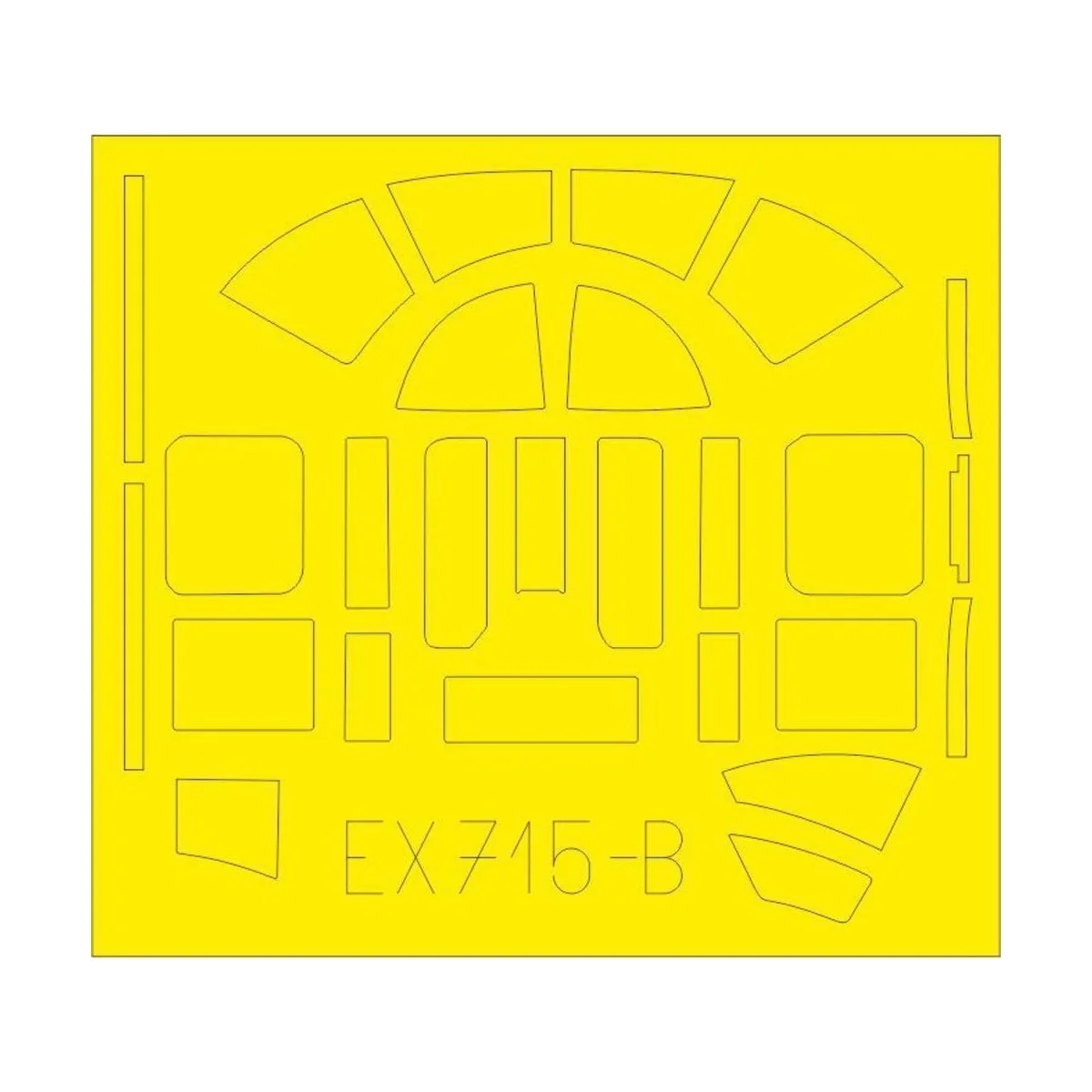 B-25D TFace for Revell, 1/48 - Eduard Accessories EX715