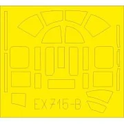 B-25D TFace for Revell, 1/48 - Eduard Accessories EX715