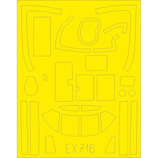 B-26C Invader for ICM, 1/48 - Eduard Accessories EX716 B-26C Invader for ICM, 1/48 - Eduard Accessories EX716