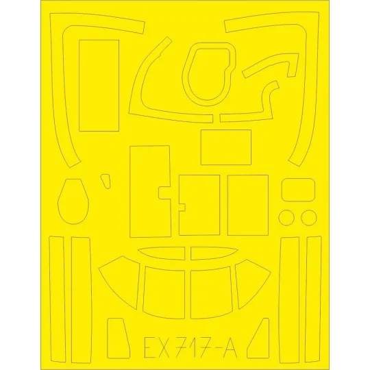 B-26C Invader TFace for ICM - Eduard Accessories EX717