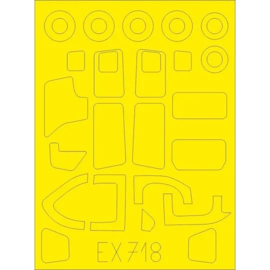 O-2A for ICM, 1/48 - Eduard Accessories EX718 O-2A for ICM, 1/48 - Eduard Accessories EX718