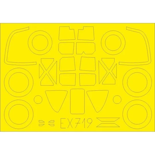 P-38H for Tamiya - Eduard Accessories EX719