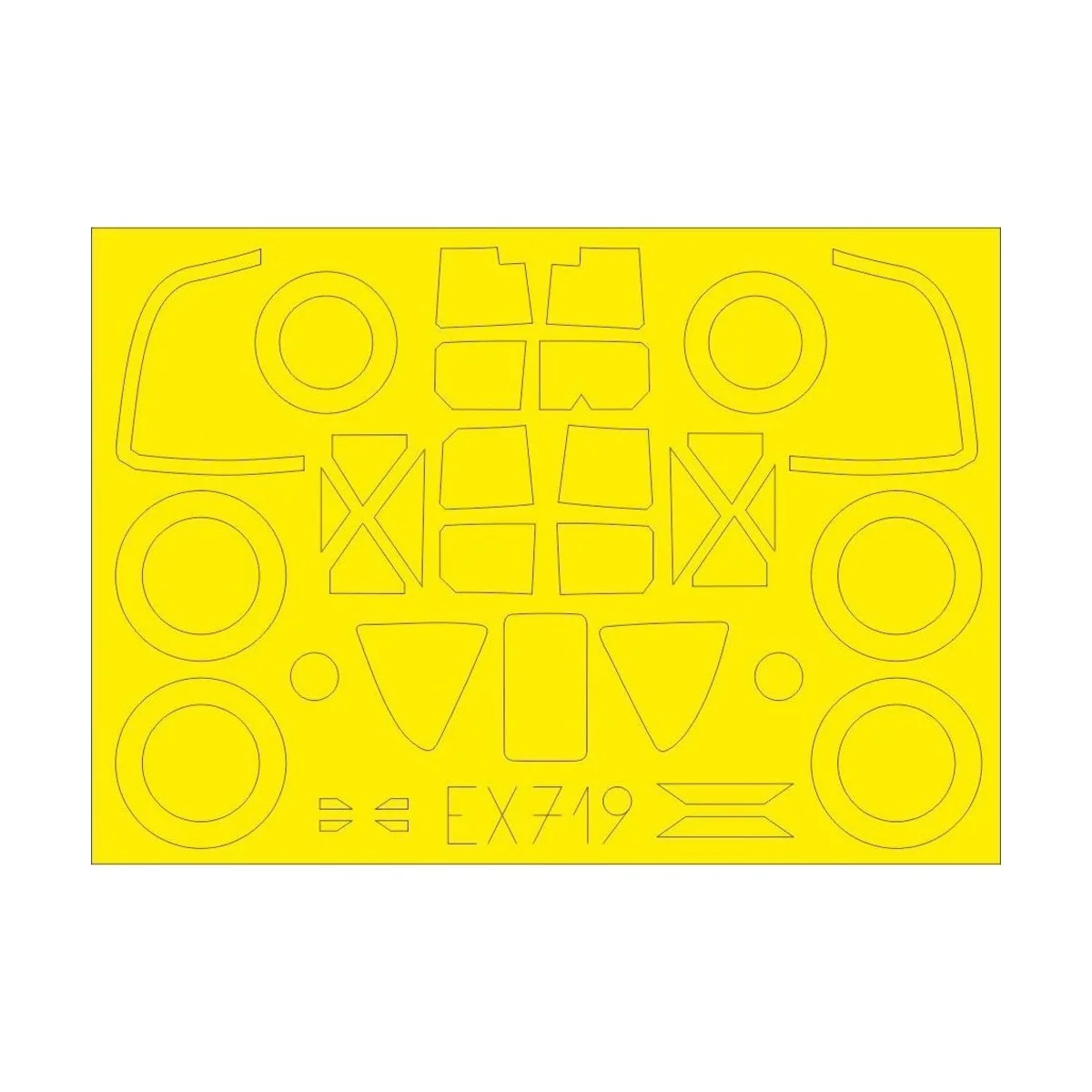 P-38H for Tamiya - Eduard Accessories EX719