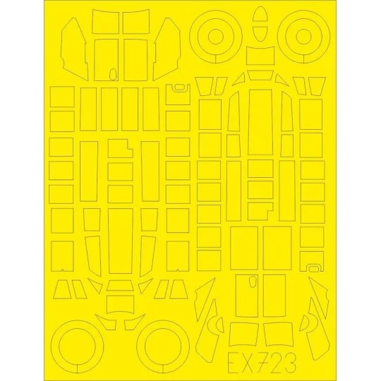 Bf 110E TFace for Dragon, 1/48 - Eduard Accessories EX723