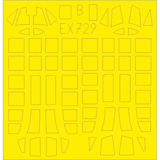 SBD-2 TFace for Academy, 1/48 - Eduard Accessories EX729 SBD-2 TFace for Academy, 1/48 - Eduard Accessories EX729