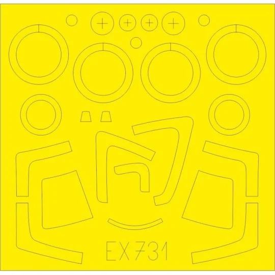 Su-27S for Kitty Hawk - Eduard Accessories EX731