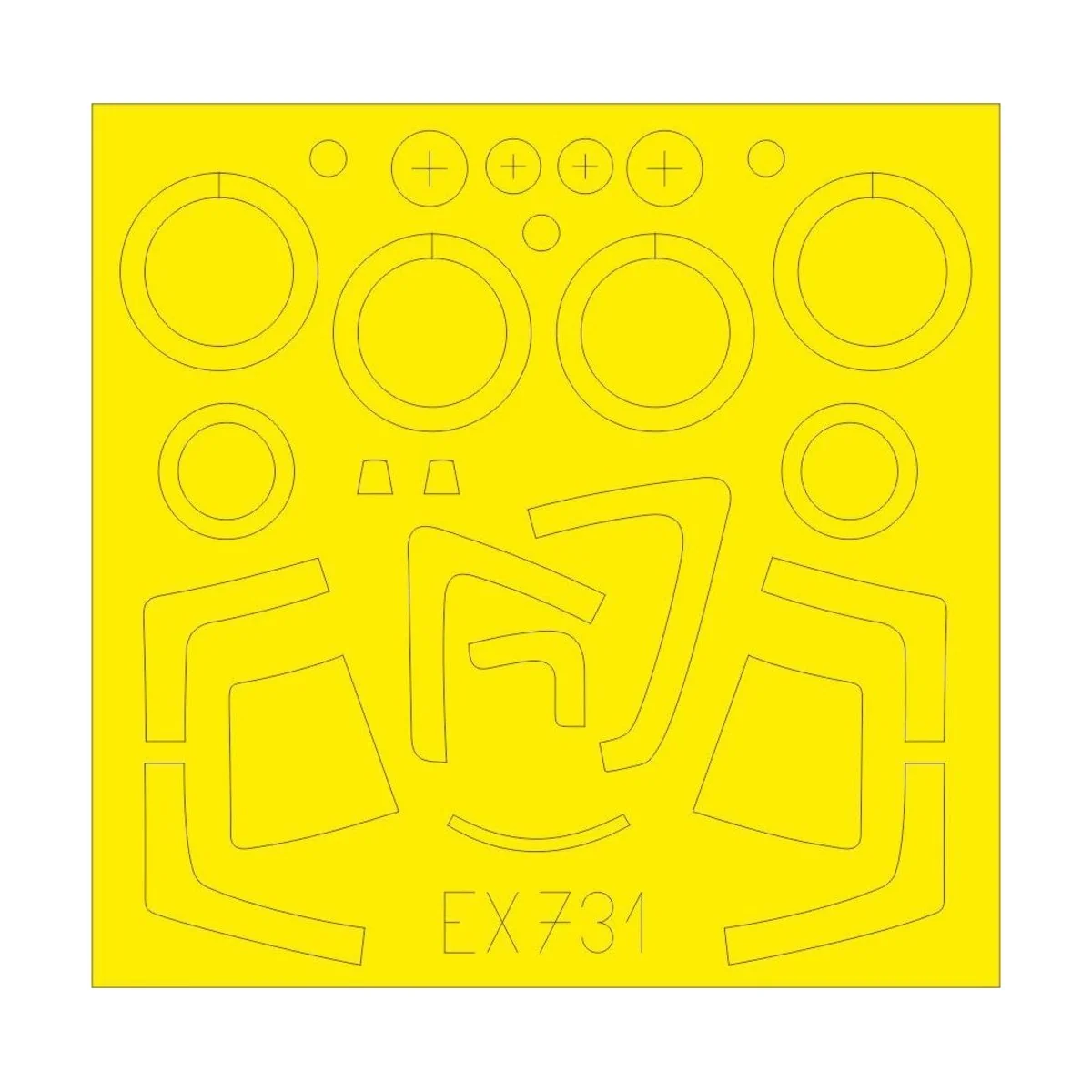 Su-27S for Kitty Hawk, 1/48 - Eduard Accessories EX731