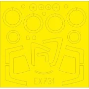 Su-27S for Kitty Hawk, 1/48 - Eduard Accessories EX731