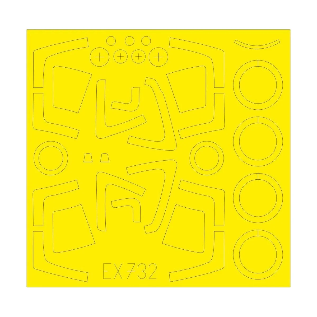 Su-27S TFace for Kitty Hawk - Eduard Accessories EX732