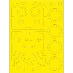 Su-27UB for Kitty Hawk, 1/48 - Eduard Accessories EX733