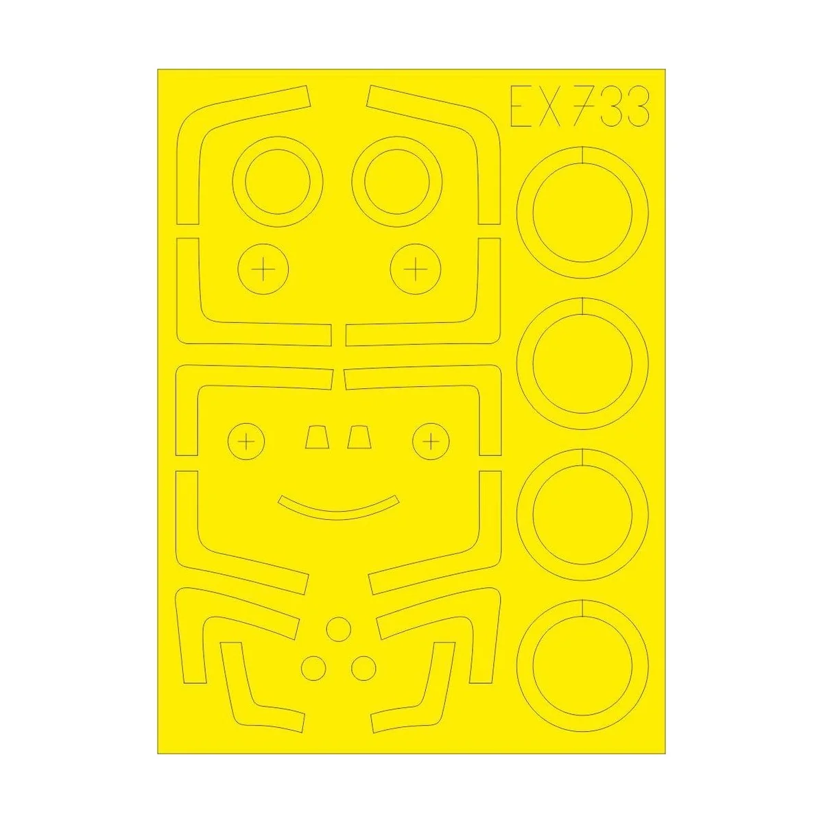 Su-27UB for Kitty Hawk, 1/48 - Eduard Accessories EX733