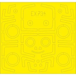 Su-27UB TFace for Kitty Hawk - Eduard Accessories EX734